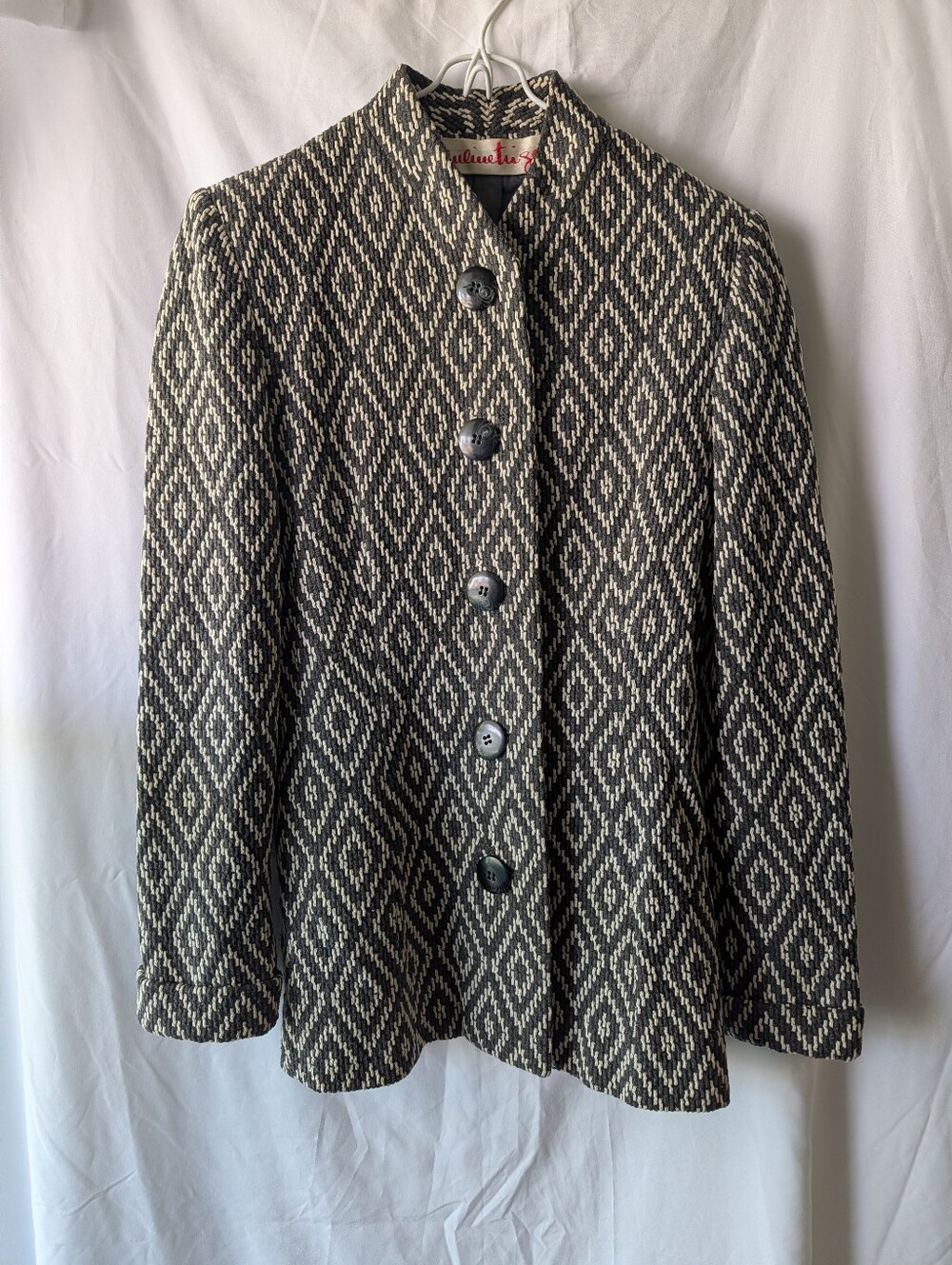 Bergdorf Goodman Pauline Trigere Vintage Lady's Coat sz 8 union made old money